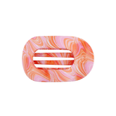 Just Keep Swimming Medium Flat Round Hair Clip
