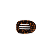 Tortoise Tiny Flat Round Clip