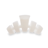 Classic Coconut White Medium Claw Hair Clip
