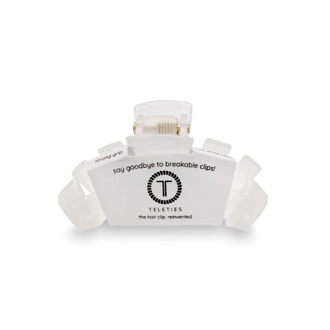 Classic Coconut White Tiny Claw Clip