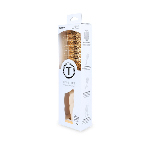 Vented Hair Brush - Tan