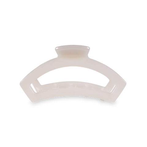 Open Coconut White Medium Claw Hair Clip