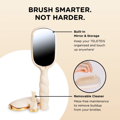 Detangler Hair Brush for Fine Hair – Tan