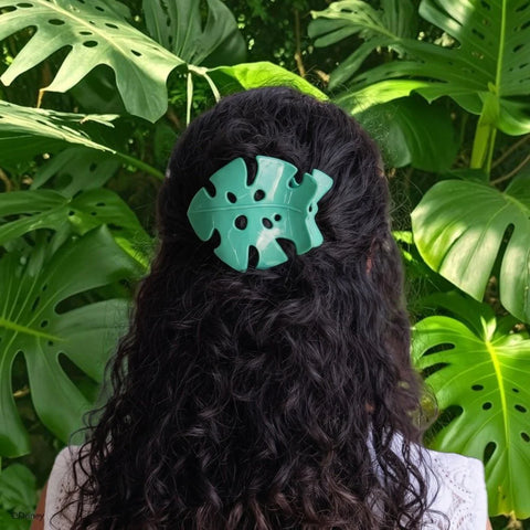 Moana Leaf Medium Flat Hair Clip