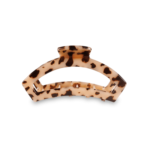 Open Blonde Tortoise Small Claw Hair Clip