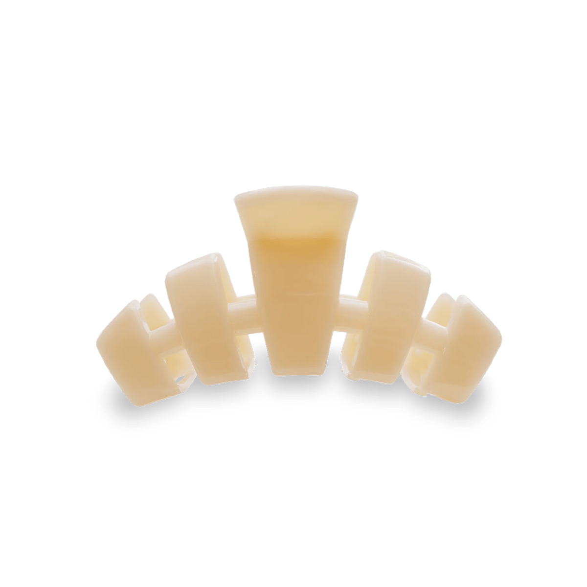 Classic Almond Beige Small Claw Clip