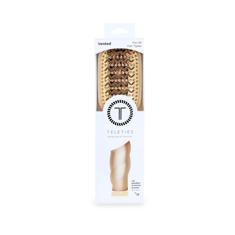 Vented Hair Brush - Tan