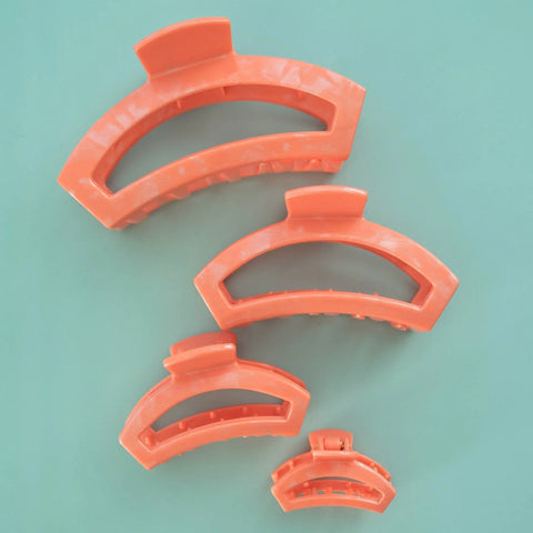 Open Dreamsicle Tiny Hair Clip