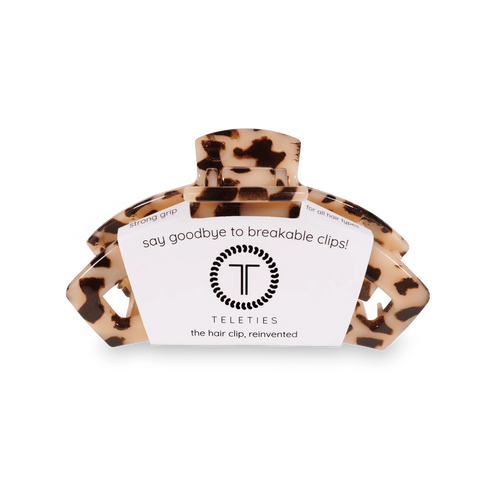 Open Blonde Tortoise Medium Claw Hair Clip