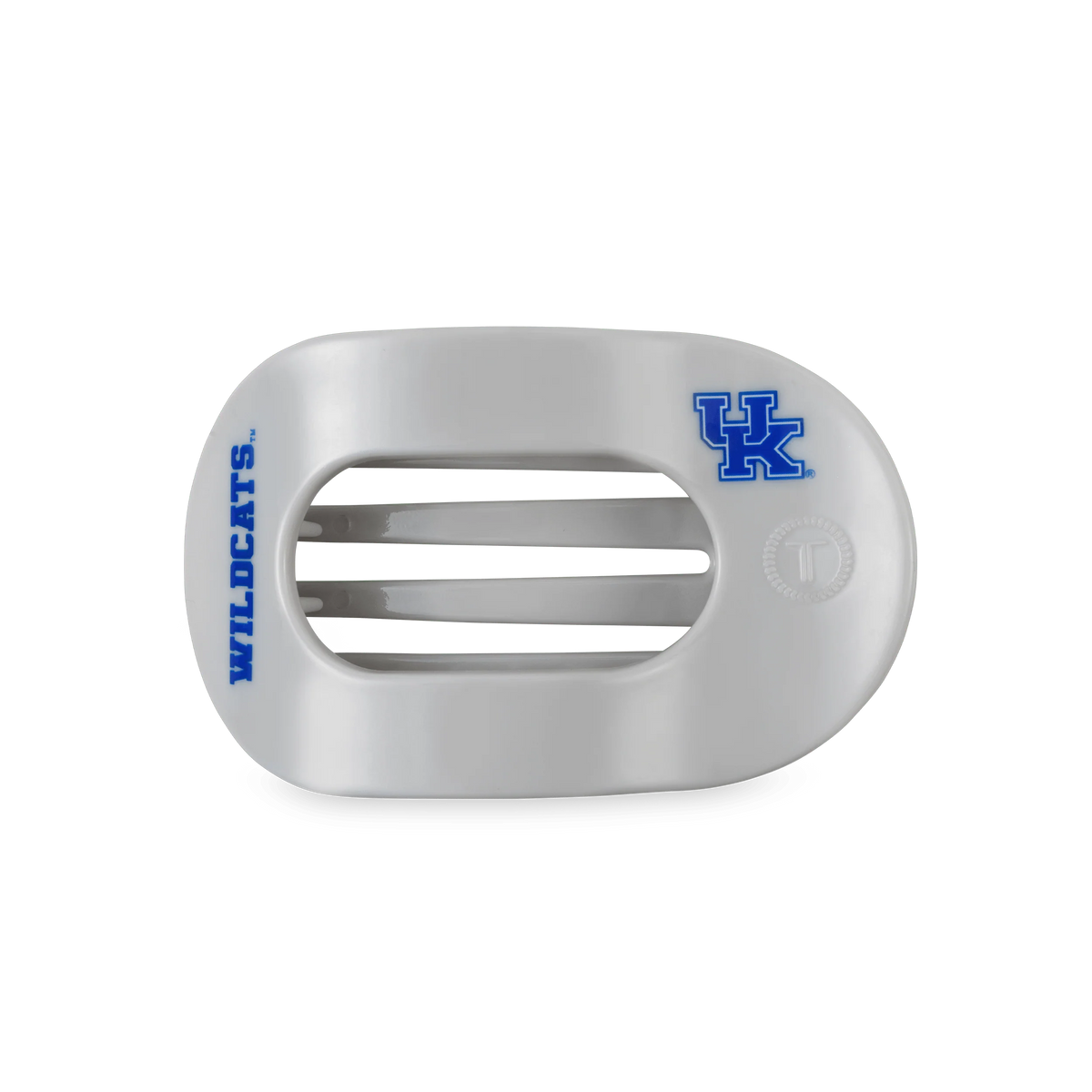 Go Big Blue! Medium Flat Round Hair Clip