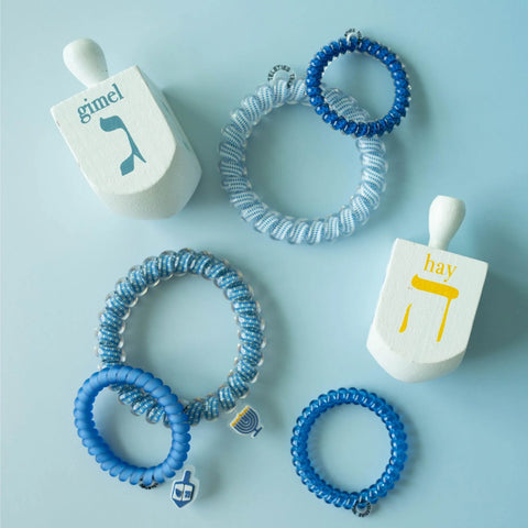 Drop It Like a Dreidel Mix Pack Hair Ties