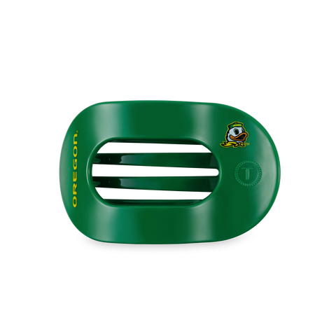 Go Ducks! Medium Flat Round Hair Clip