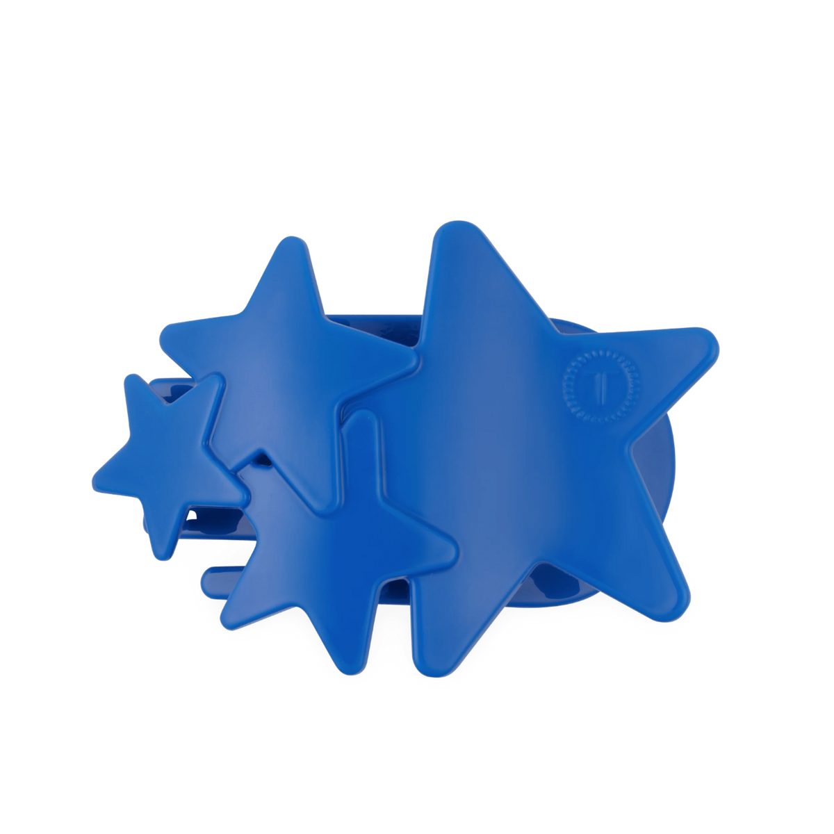 Blue Shooting Star Large Flat Hair Clip