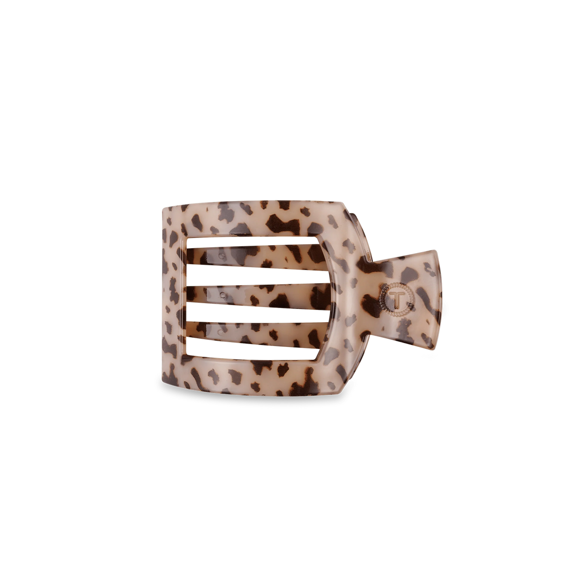 Blonde Tortoise Small Flat Square Hair Clip
