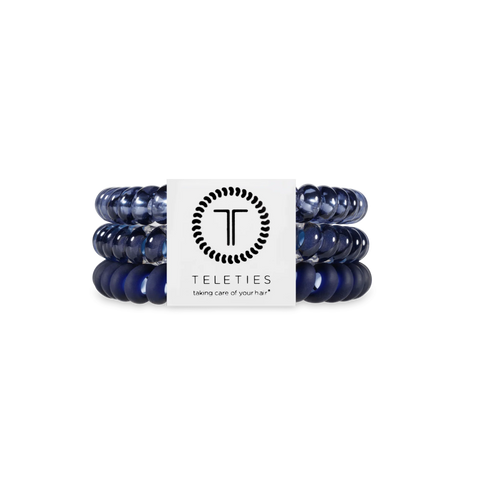 Nightfall Navy Small Hair Ties