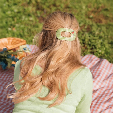 Locally Grown Medium Flat Round Hair Clip