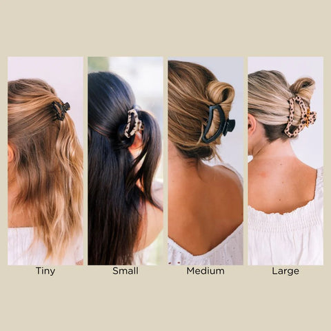 Open Tortoise Tiny Hair Clip