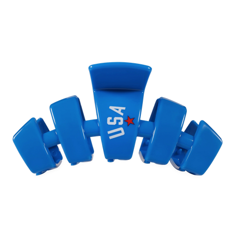 USA Classic Blue Large Claw Clip