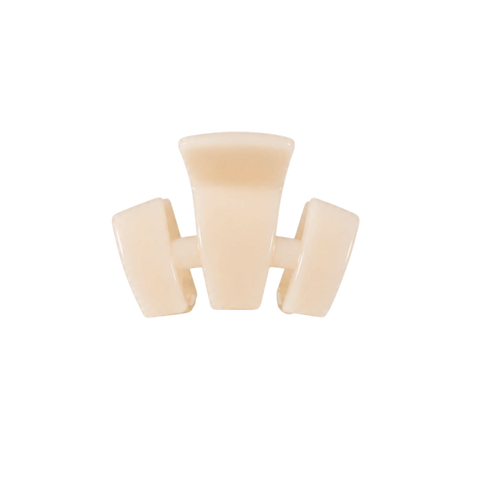 Classic Almond Beige Petite Claw Clip