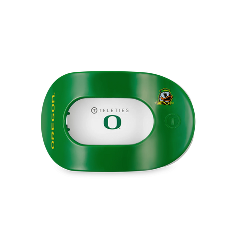 Go Ducks! Medium Flat Round Hair Clip