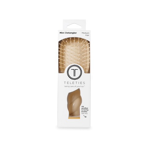 Mini Detangler Hair Brush for Medium Hair - Tan