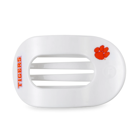 Go Tigers! Large Flat Round Hair Clip