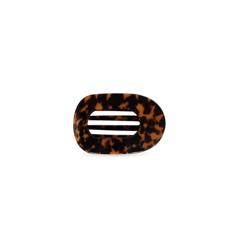 Tortoise Tiny Flat Round Clip