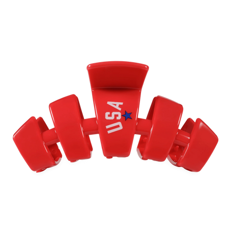 USA Classic Red Large Claw Clip