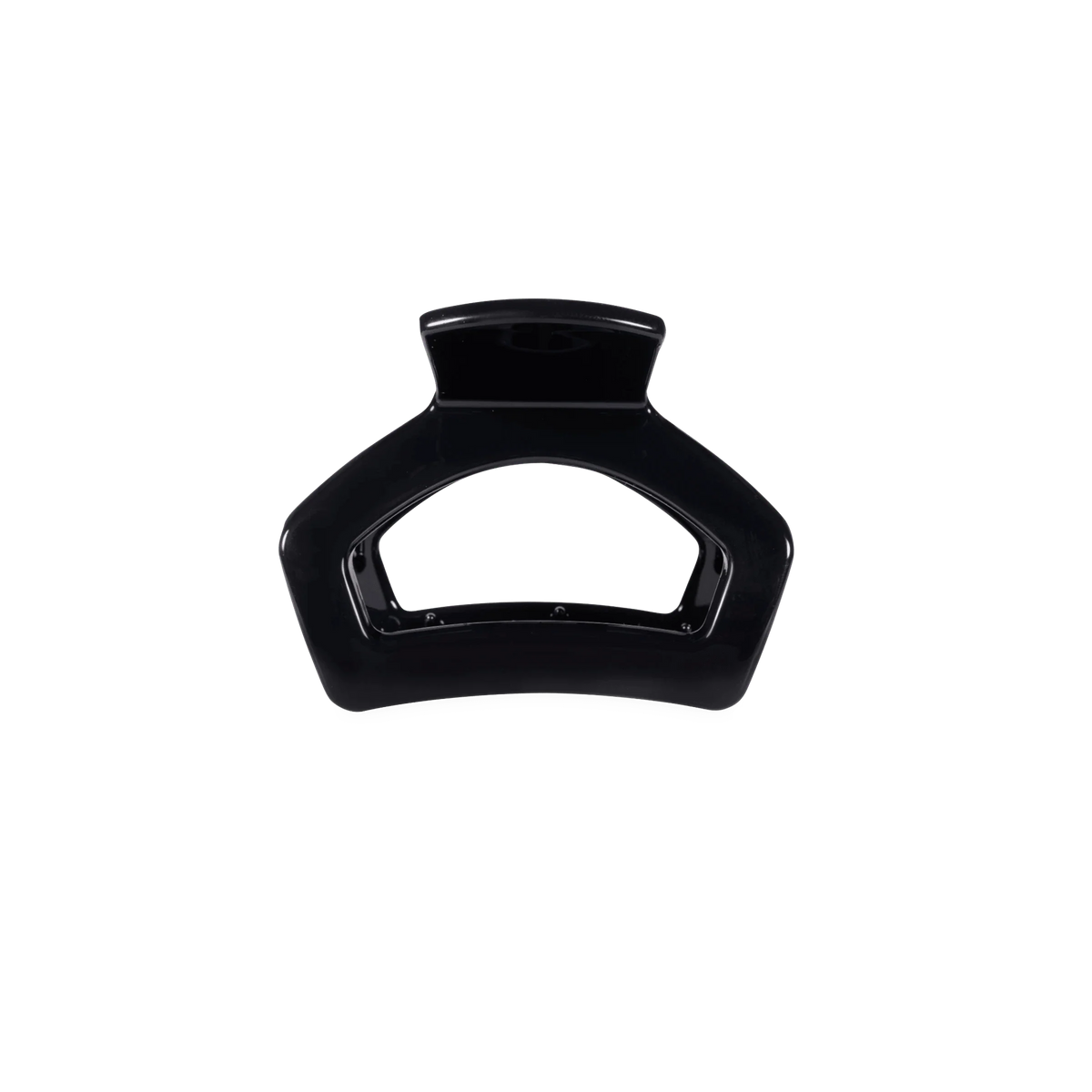 Open Jet Black Petite Hair Clip