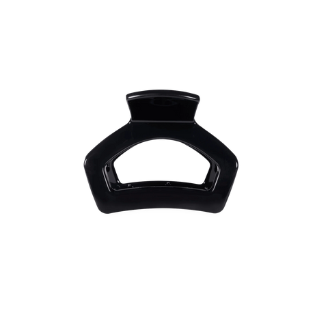 Open Jet Black Petite Hair Clip