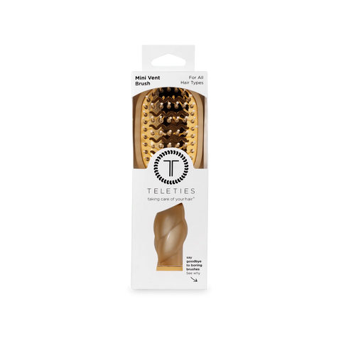 Mini Vented Hair Brush - Tan