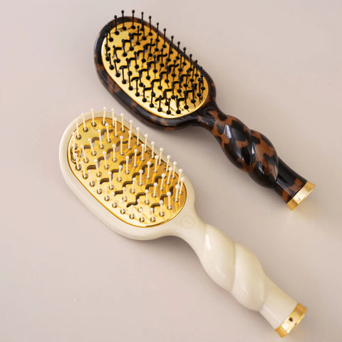 Mini Vented Hair Brush - Tan