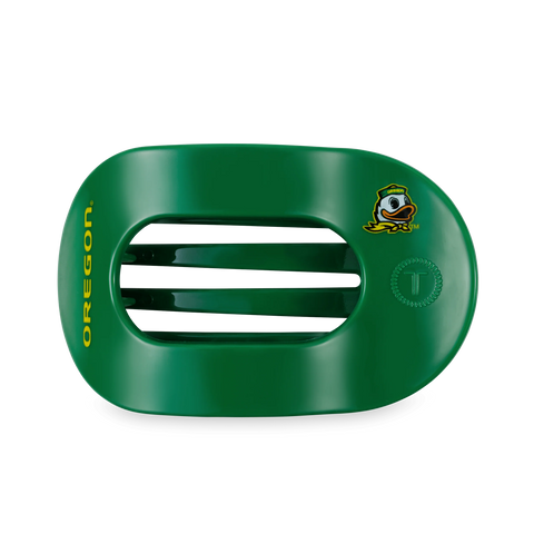 Go Ducks! Large Flat Round Hair Clip