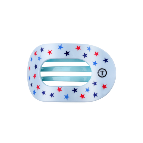 United We Sparkle Medium Flat Round Hair Clip