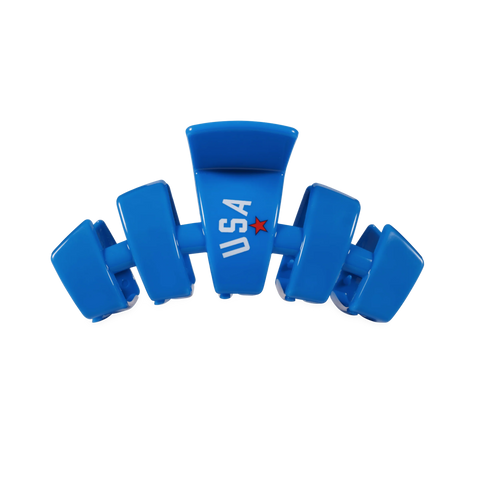 USA Classic Blue Medium Claw Clip