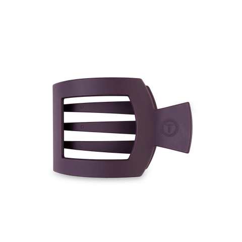 Burgundy Bliss Medium Flat Square Hair Clip