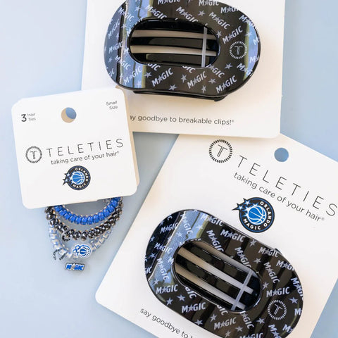 Orlando Magic - Medium Flat Round Hair Clip