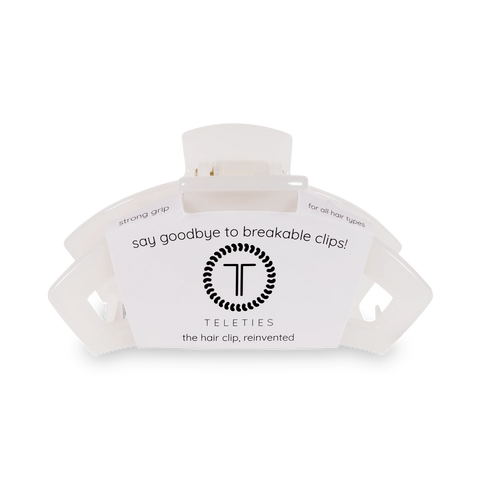 Open Coconut White Small Claw Hair Clip