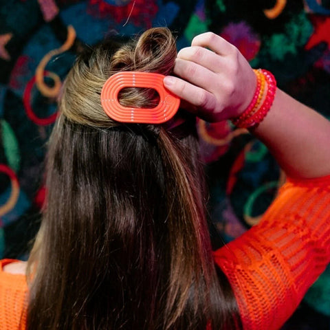 Darty Small Flat Round Hair Clip