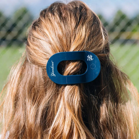 New York Yankees Medium Flat Round Hair Clip